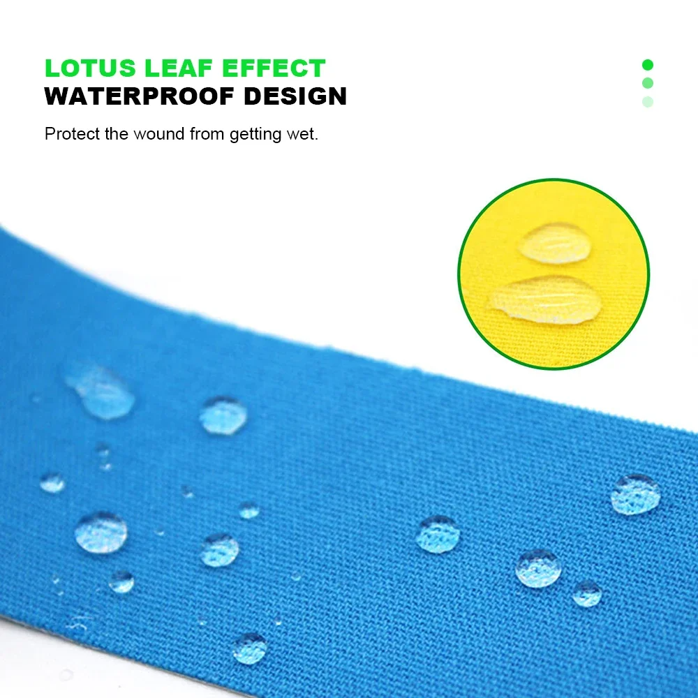 3.8cm*5cm Kinesiology Tape Muscle Patch Sports Bandage Medical Athletic Recovery Self Adherent Waterproof Bandage for Muscle Pain Relief