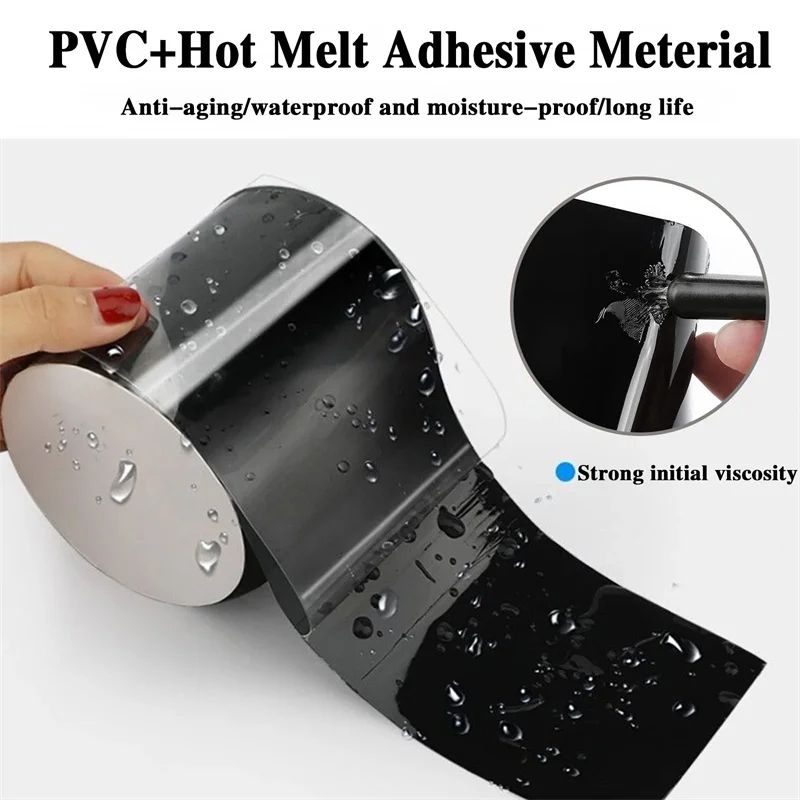 150cm Rubberized Waterproof Tape Super Strong Flex Anti Leakage Fix Tapes Adhesive Repair Stop Leak Seal Patch Sealant duct tape