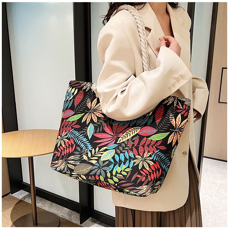 African American Woman Tote Bag Black Girl Shoulder Bag Afro Handbag Beach Bag for Adults Students School Office Shop Travel