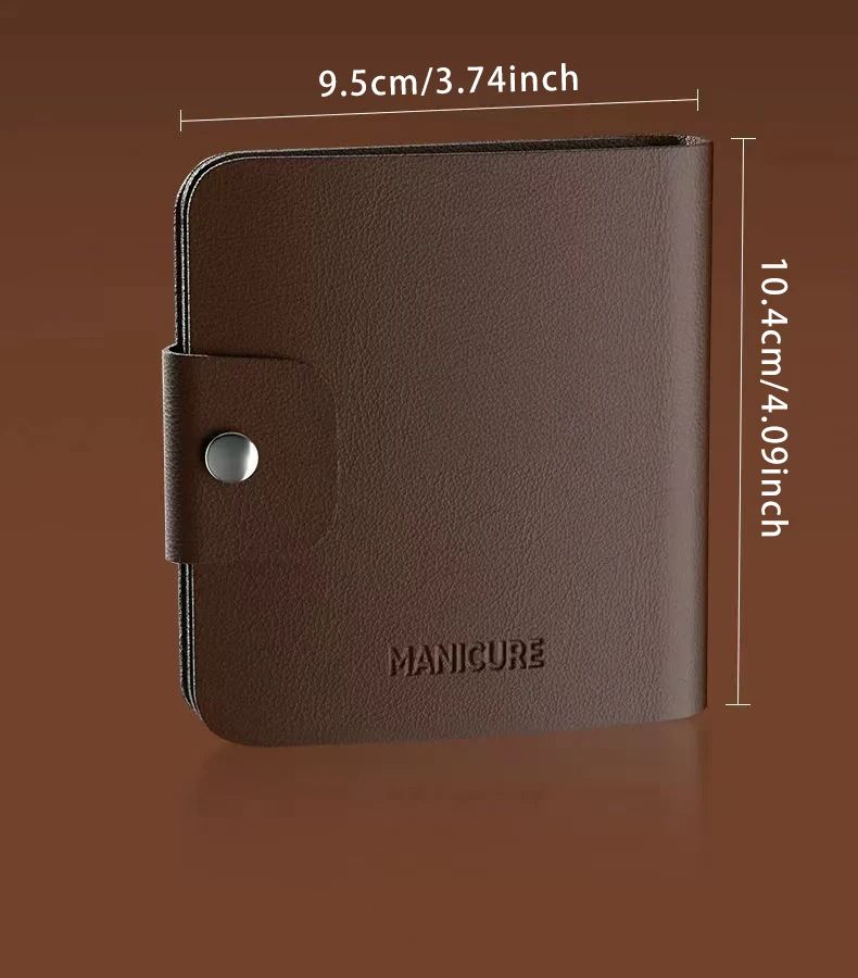 Portable Nail Scissors set Manicure Set Pedicure kit Stainless Steel Nail Clippers Tool Travel Grooming Case