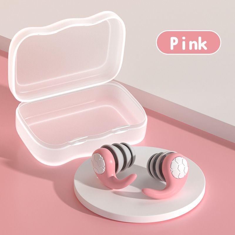 Sleep Noise Prevention Earplugs Snore Reducing Aids Swimming Earplugs Sleeping Ear Plugs Soft Silicone Waterproof Earbud ,Ear Plugs For Swim Sleep & Travel & Work Reusable Comfy