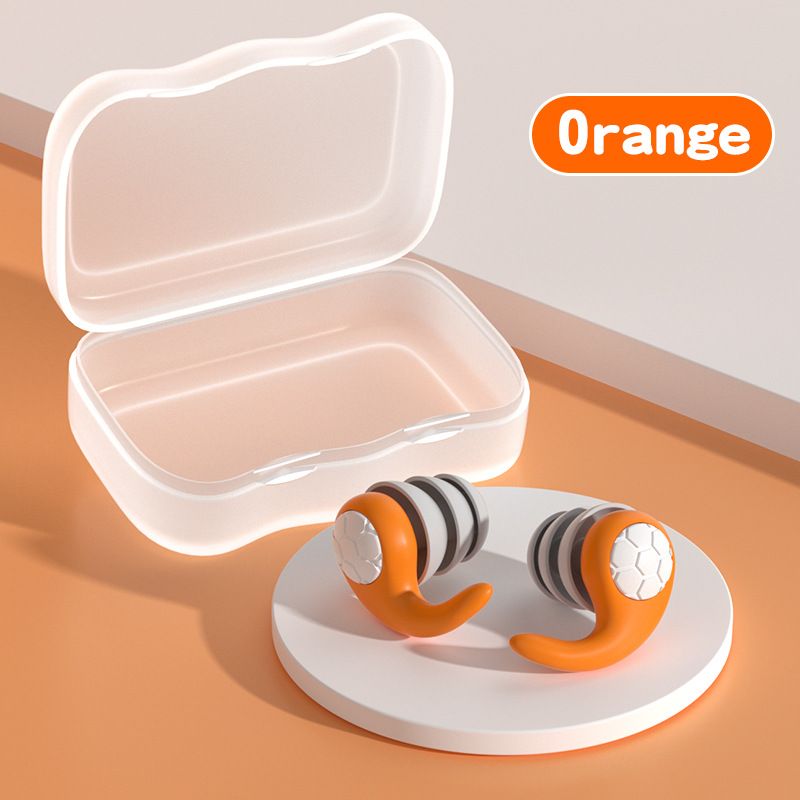 Sleep Noise Prevention Earplugs Snore Reducing Aids Swimming Earplugs Sleeping Ear Plugs Soft Silicone Waterproof Earbud ,Ear Plugs For Swim Sleep & Travel & Work Reusable Comfy