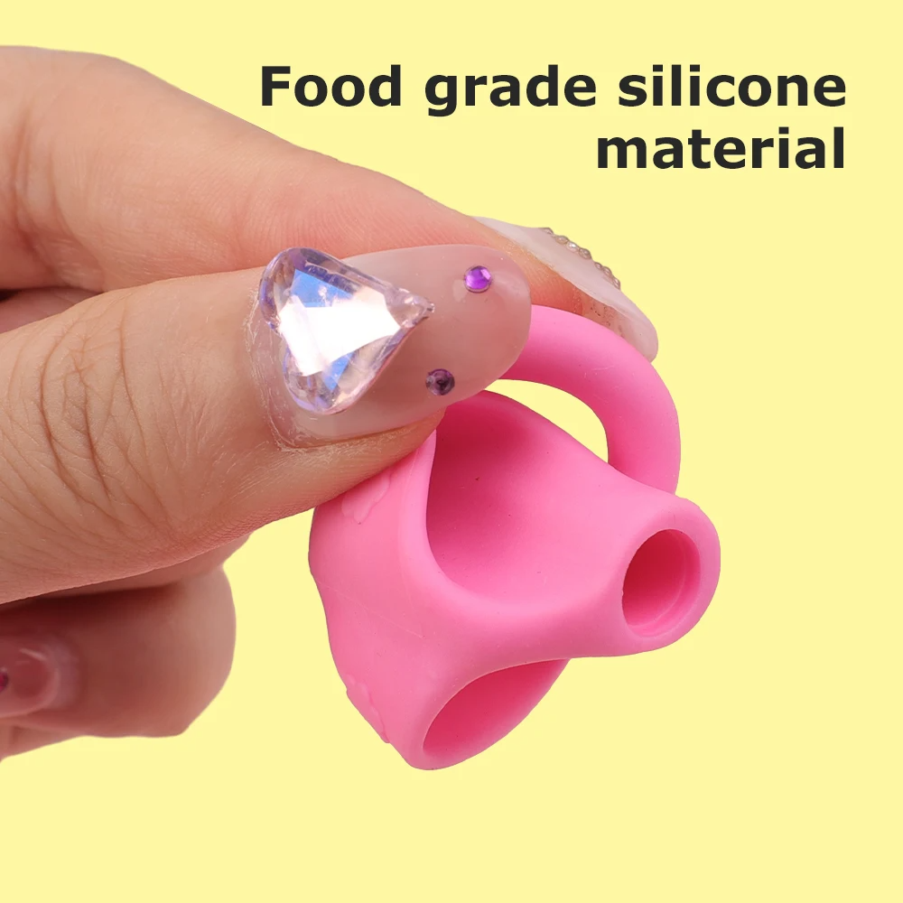 5Pcs Silicone Pencil Grips Three Fingers Fixed Handwriting Posture Correction Grip Trainer Kids Pencil Holder Writing Aid Grip