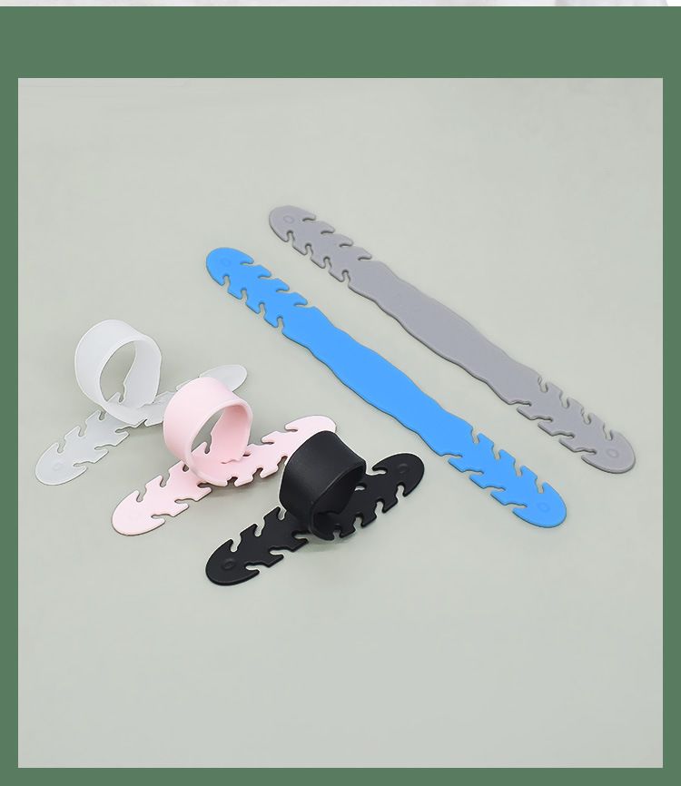 10pcs Mask Holder Silicone World Adjustable Anti-slip Silicone Mask hook Mask Ear Grips Saver ClipExtension Hook Masks Buckle Holder attache