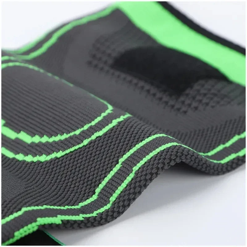 1PCS Sports Kneepad Men And Women Pressurized Elastic Knee Pads Support Fitness Gear Basketball Volleyball Bicycle Brace Protector Accessories