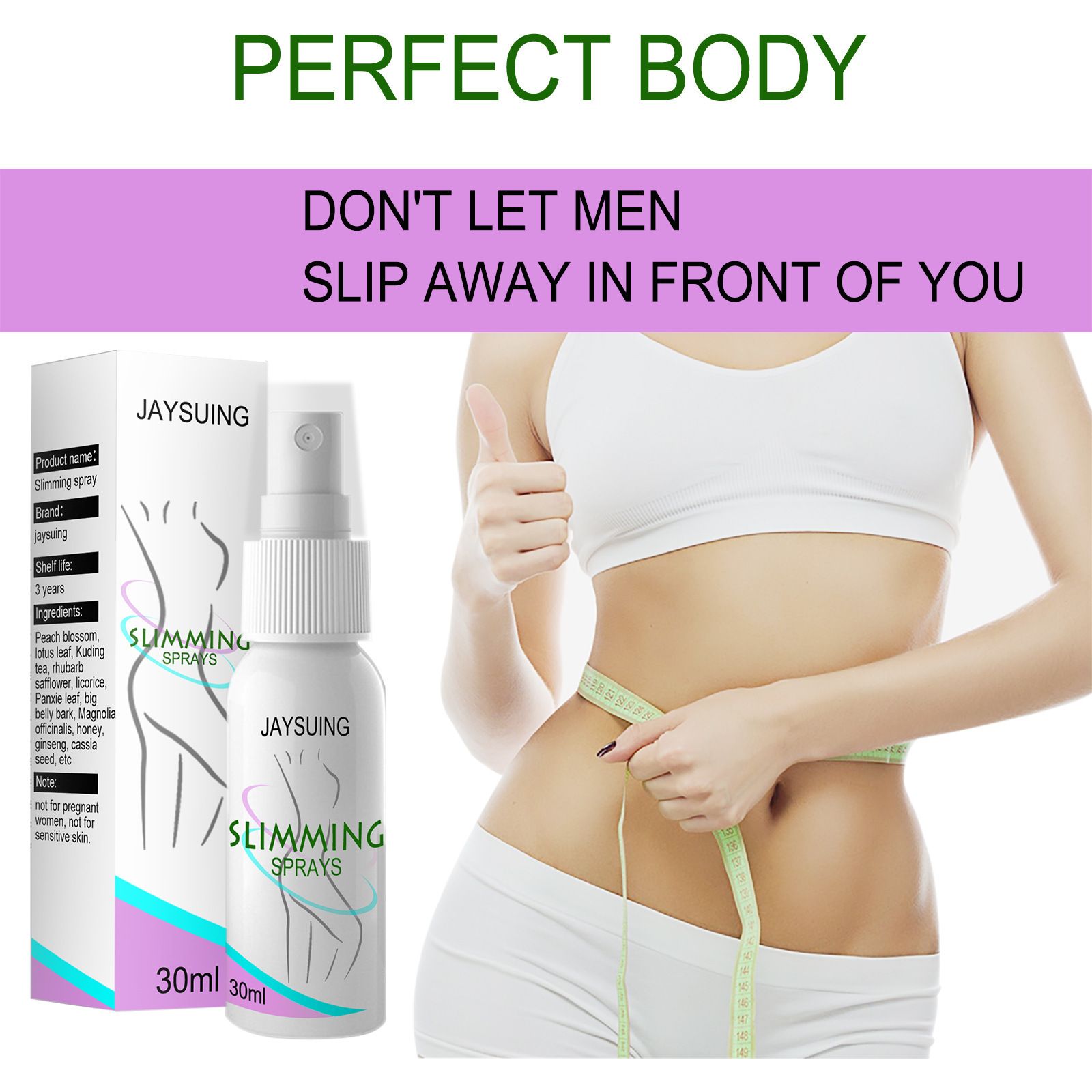 Gynecomastia Reduction Cellulite Spray Men's Muscle Accelerator Sprayer 30ml Natural Extracts for Tightening Muscle PR Sale