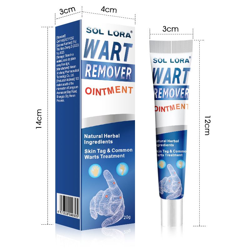 Warts Remover Antibacterial Ointment Wart Treatment Cream Skin Tag Remover Wart removal cream, wart flattening corns cream, flat warts, warts, corns and moles cream
