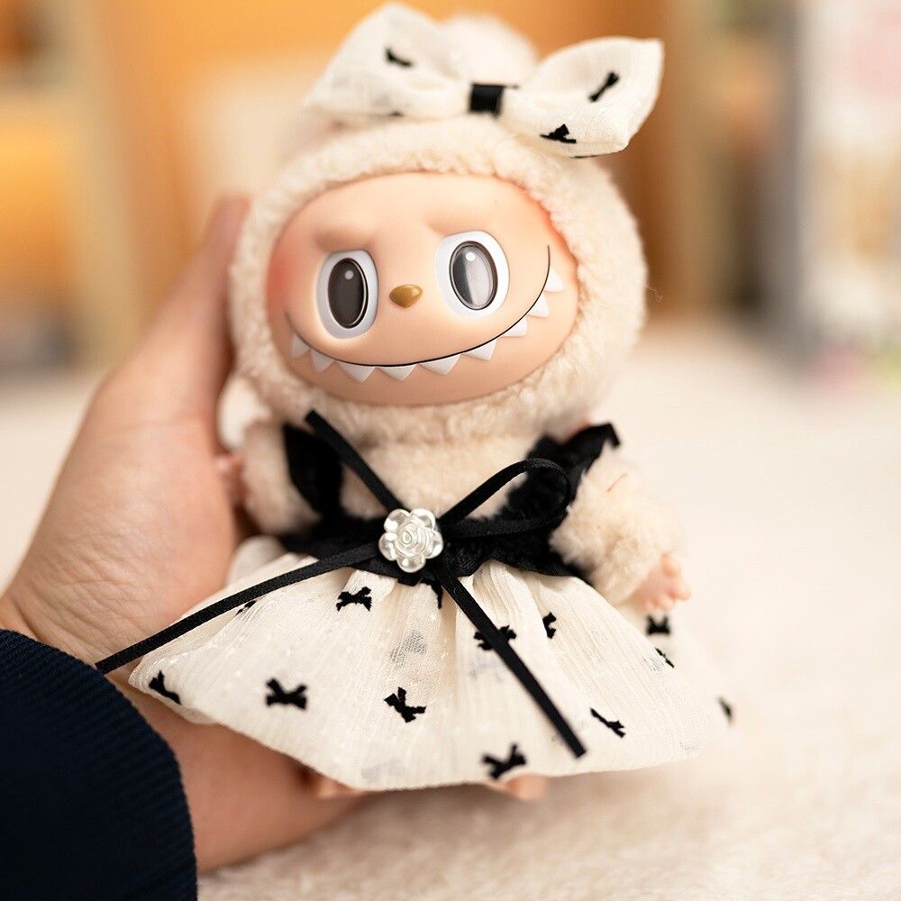 For Labubu'S Clothes Striped sweater outfit Match with hat pendant Can match according to your preferences Labubu Accessories
