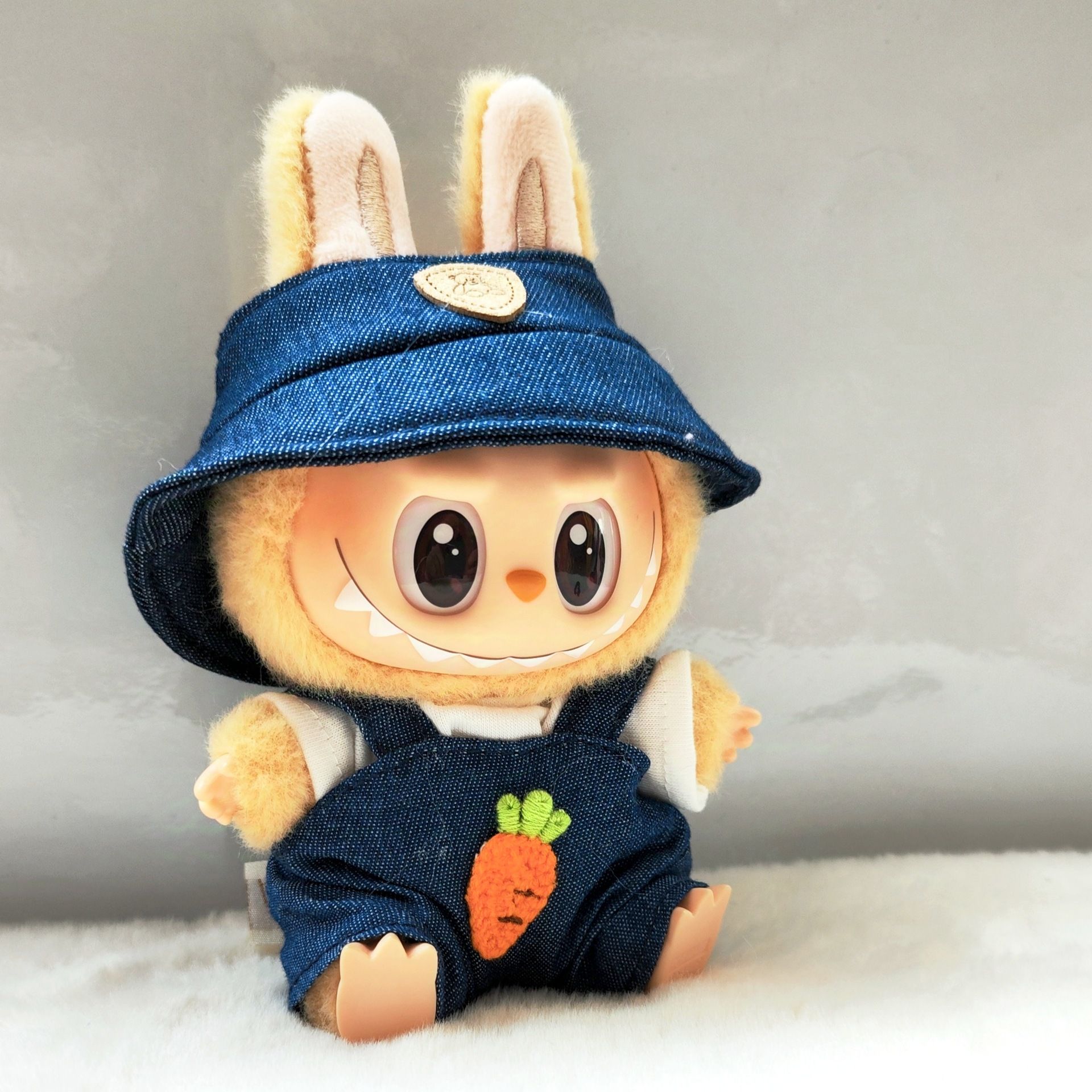 For Labubu'S Clothes Striped sweater outfit Match with hat pendant Can match according to your preferences Labubu Accessories