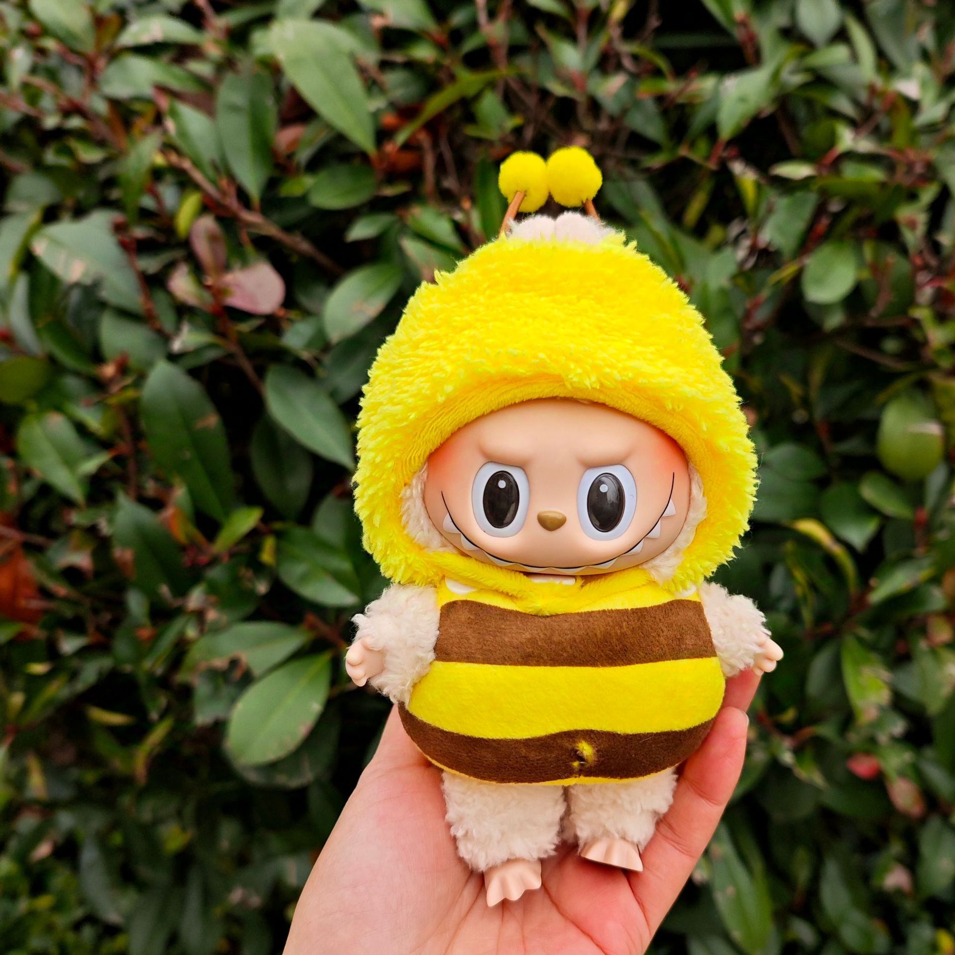 For Labubu'S Clothes Striped sweater outfit Match with hat pendant Can match according to your preferences Labubu Accessories