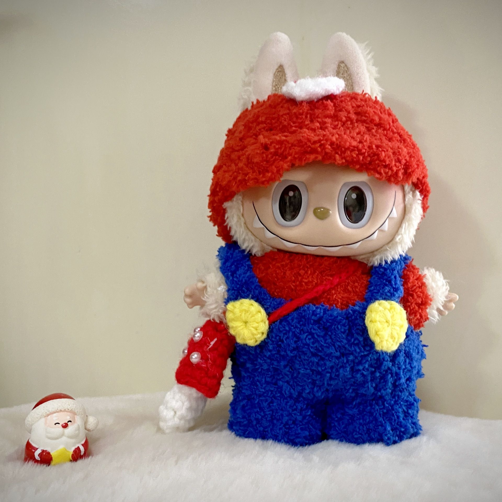 For Labubu'S Clothes Striped sweater outfit Match with hat pendant Can match according to your preferences Labubu Accessories