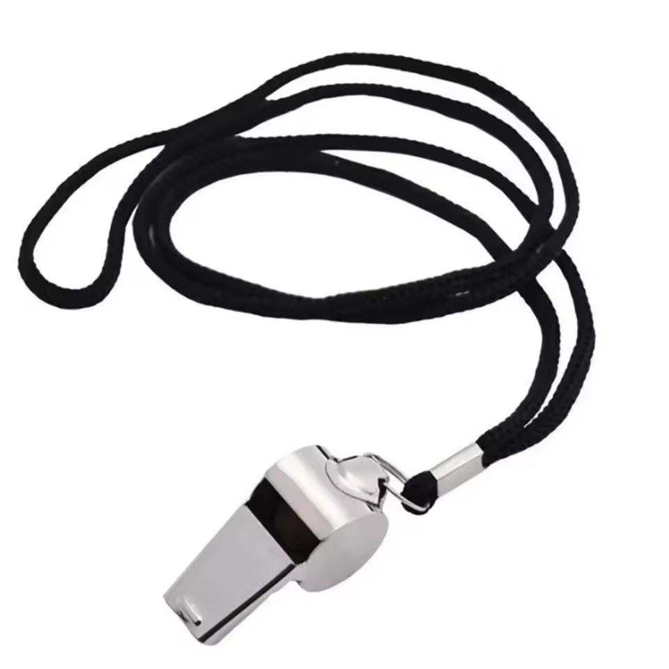 Stainless Steel Sports Whistles Sturdy and Food-grade Material Wide Applications Whistles Suitable for Coaches Polices Officials