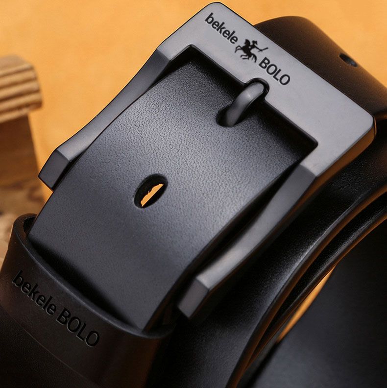 Genuine Leather Men's Belt Fashion Alloy Belts Buckle Luxury Brand Jeans Belts for Men Business Belt Female Belt