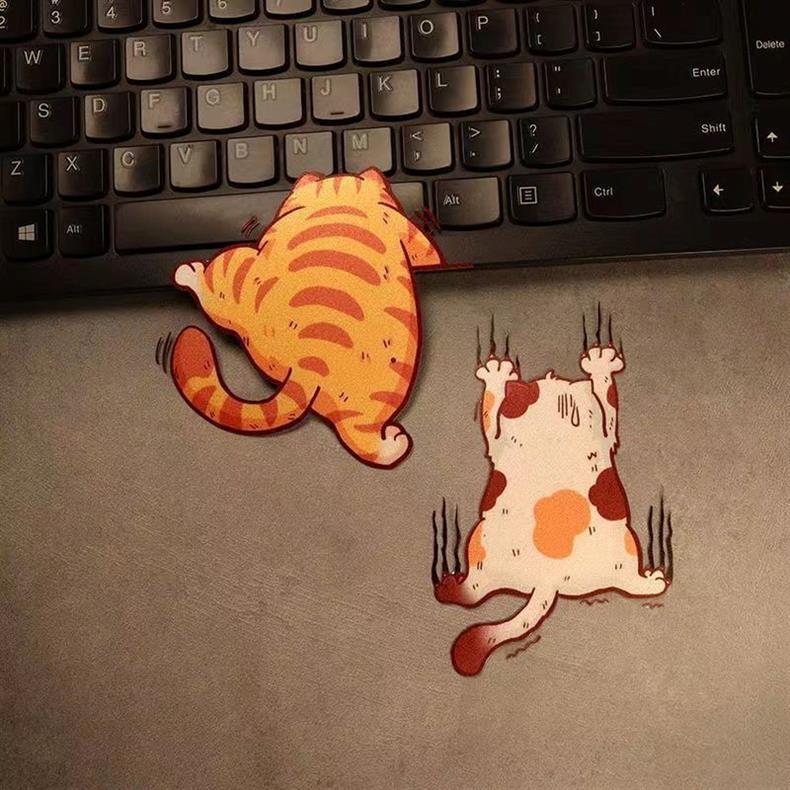 3pcs Funny Pet Cat Car Sticker Climbing Cats Animal Styling Stickers Decoration Car Body Creative Decals Decor Accessories