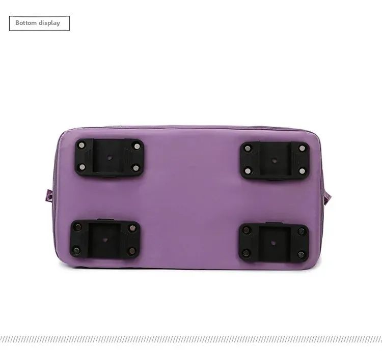 Large Capacity Waterproof Travel Bag with Universal Wheels for Business Trips And Maternity Storage Separate Wet And Dry Expansi,3-Size Silent Wheel Foldable Travel Bag,