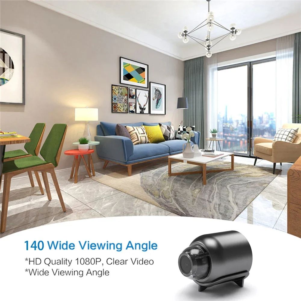 Audio Video Wireless Security Surveillance Camera 1080P HD Mini Camera Wifi IP Smart Home Indoor Night Vision AI Human Camcorder