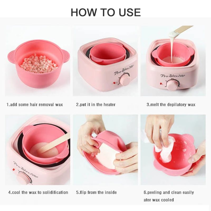 100g Hot Wax Hair Removal Depilatory Waxing Wax Beads for Wax Heater Painless for Body Hairs Removal Beans