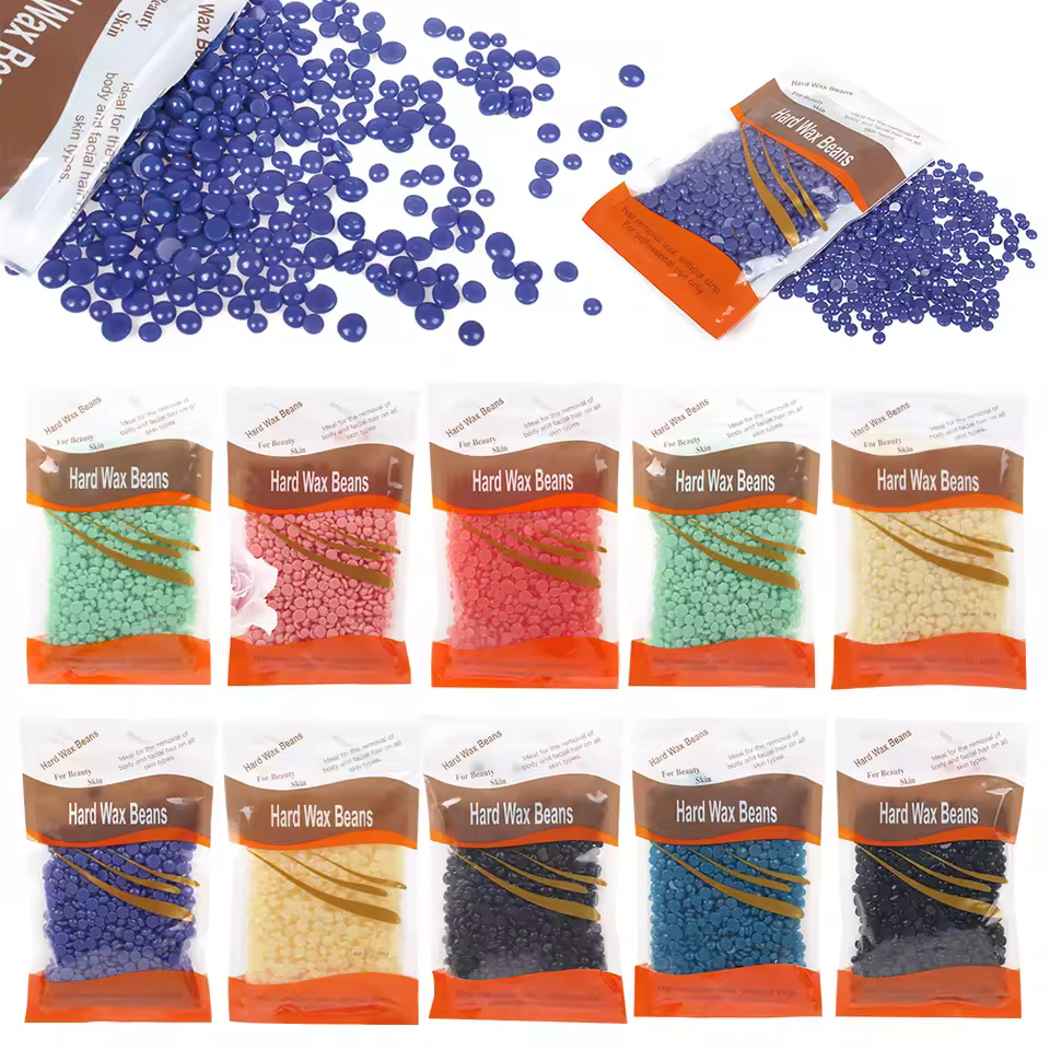 100g Hot Wax Hair Removal Depilatory Waxing Wax Beads for Wax Heater Painless for Body Hairs Removal Beans