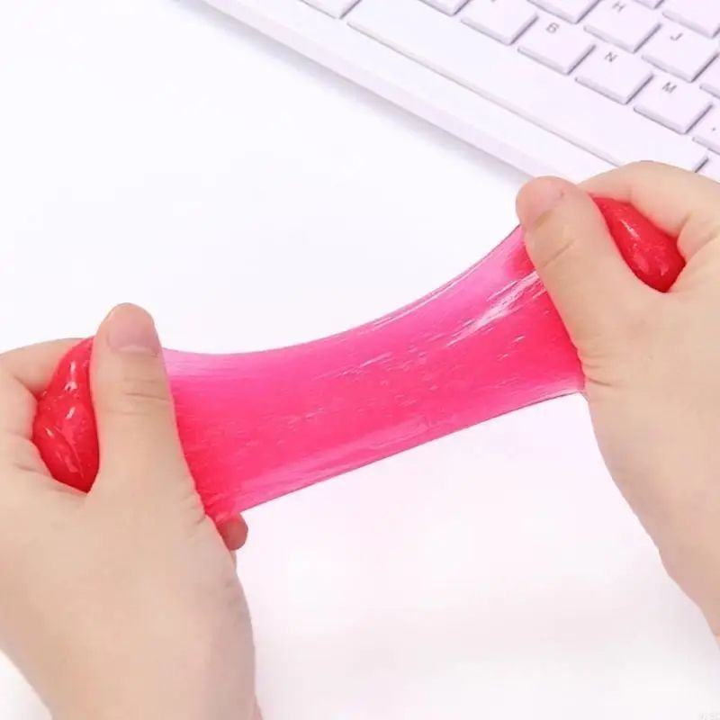 Keyboard Cleaner Universal Cleaning Gel Dust Cleaner Tool Clean Putty,Car Wash Interior Car Cleaning Gel Slime Machine Auto Vent Magic Dust Remover Glue Computer Keyboard Dirt Cleaner Supplies