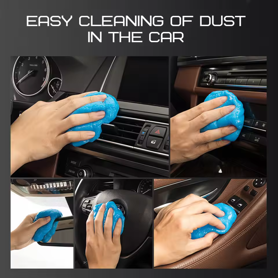 Keyboard Cleaner Universal Cleaning Gel Dust Cleaner Tool Clean Putty,Car Wash Interior Car Cleaning Gel Slime Machine Auto Vent Magic Dust Remover Glue Computer Keyboard Dirt Cleaner Supplies