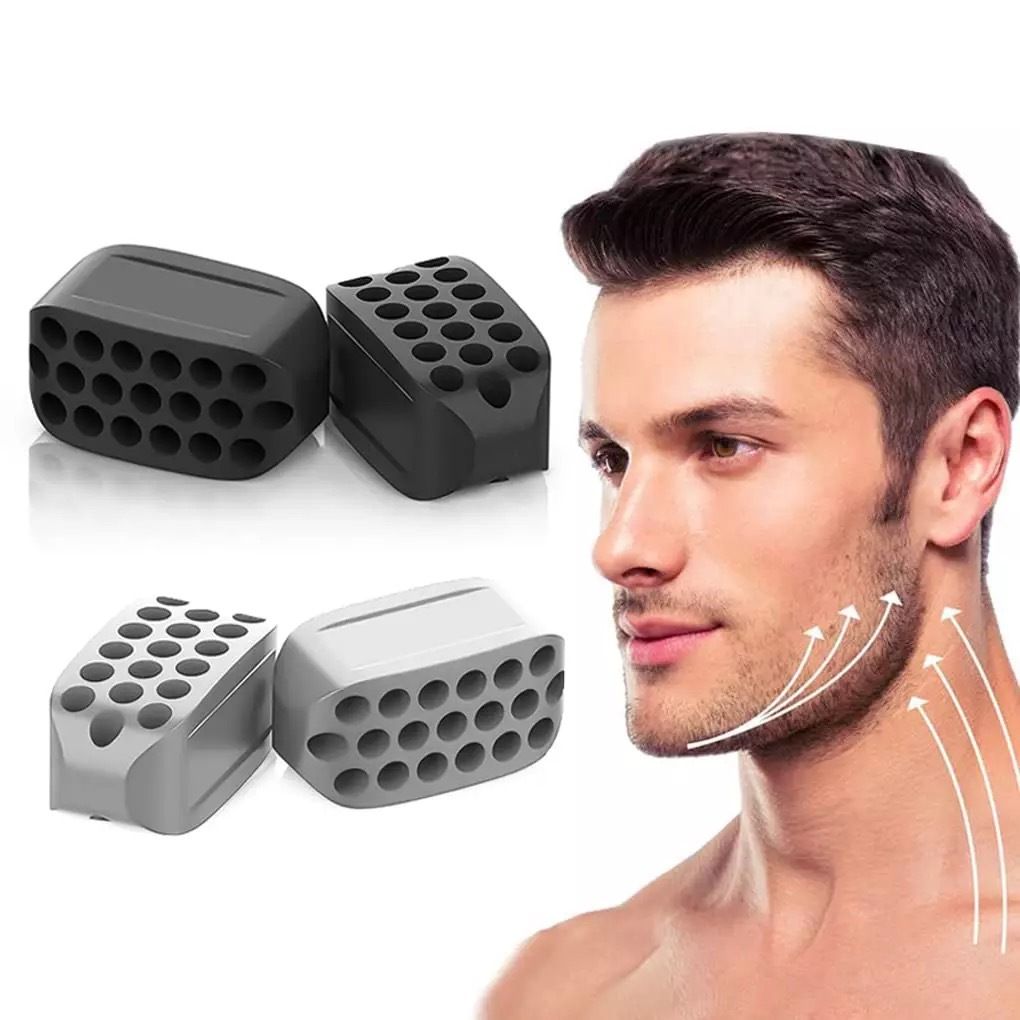 1/2 pcs  Jawline Exerciser Ball,Jaw Exerciser for Men Women Facial Jaw Exerciser Gym Fitness Ball Muscle Training Neck Face Slimming Mouth Jawliner