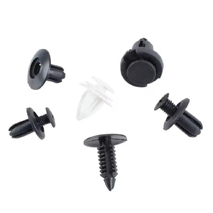 100pcs Auto Fastener Clip Mixed Car Body Push Retainer Pin Rivet Bumper Door Trim Panel Fastener Kit Car Clips