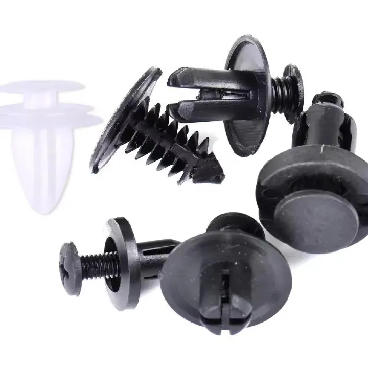 100pcs Auto Fastener Clip Mixed Car Body Push Retainer Pin Rivet Bumper Door Trim Panel Fastener Kit Car Clips