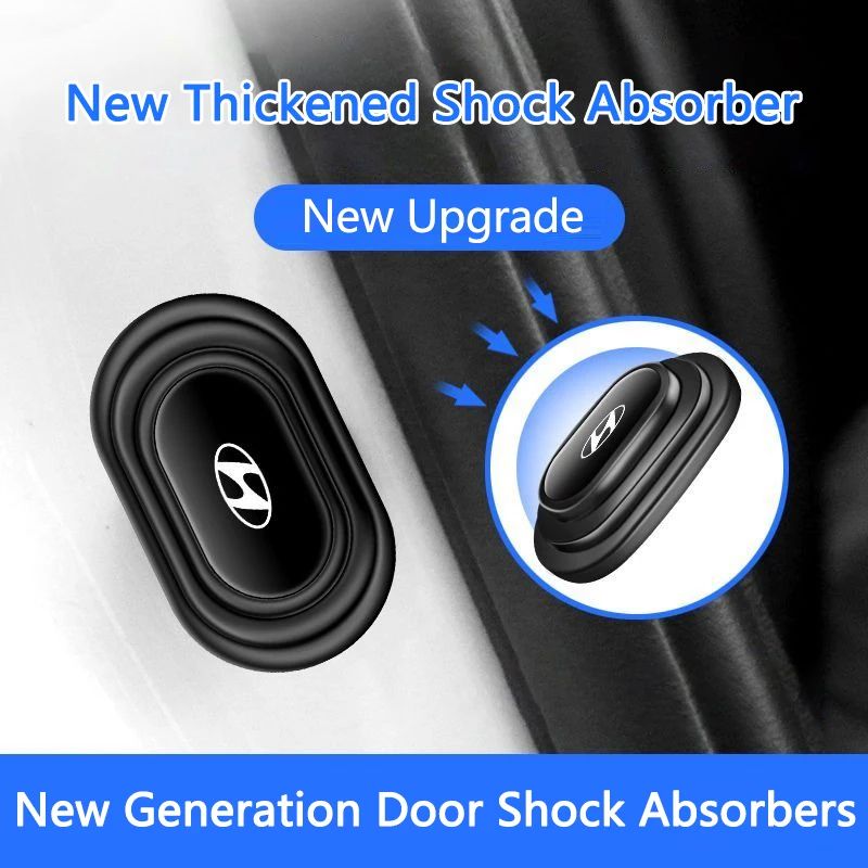 10Pcs Car Door Anti Shock Pad Silicone Mat， Car Door Shockproof Pad Silent ,10pcs Car Door Silicone Anti Shock Pad Universal Trunk Sound Insulation Thickening Cushion Stickers Anti Scratch Gaskets