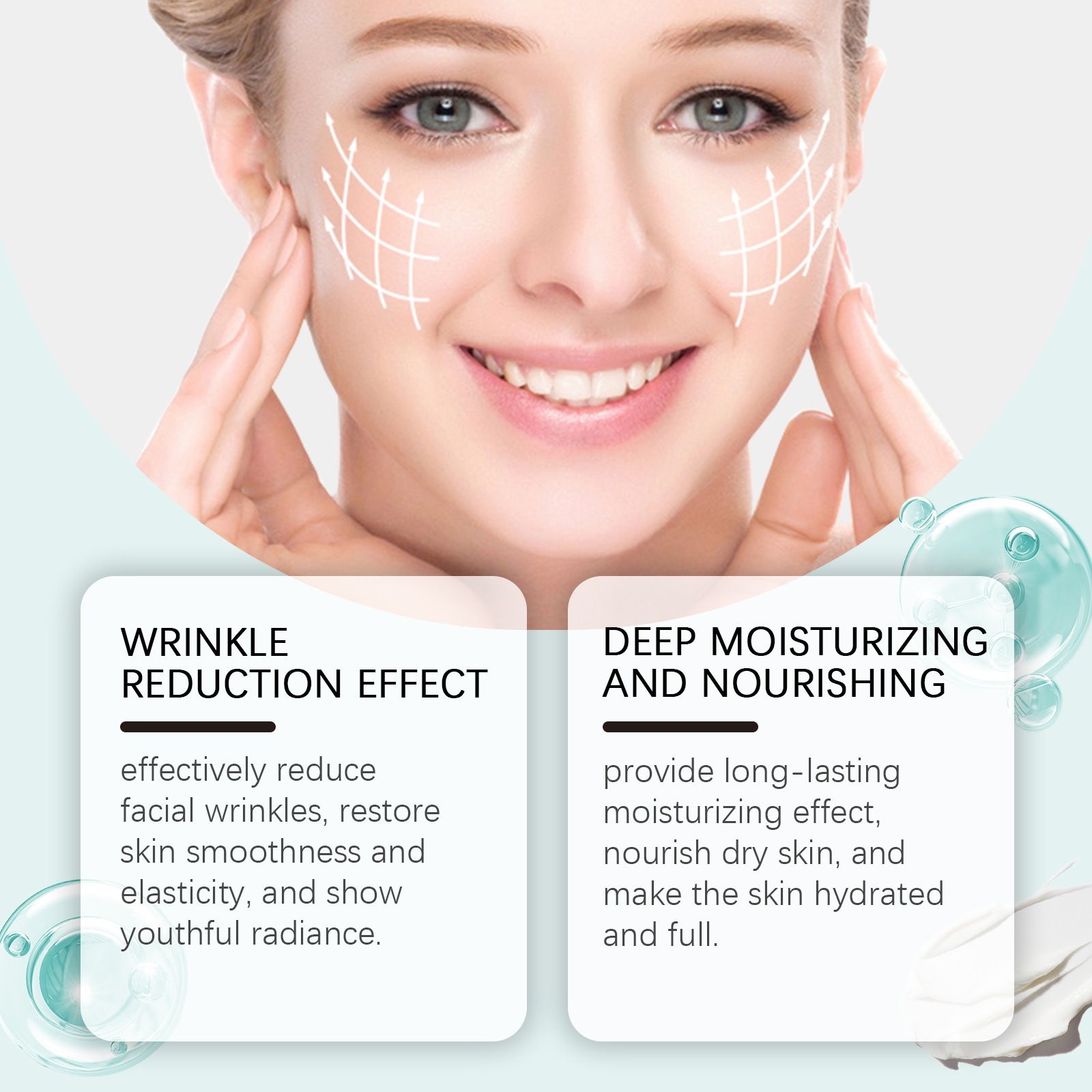 Trending Bestseller Renewal Face Cream ,Eelhoe Radiant Nourishing Face Cream Firms Refines Moisturizes Brightens Smoothes Deep Hydration Skin Barrier Protect Skin Cream
