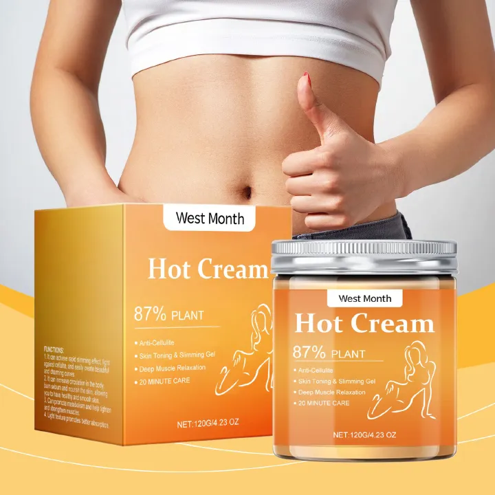 Slimming And Weight Loss Hot Cream,West Month Body Cream Skin Moisturizing Massage Care Firming Arm Concave Lightweight Body Care Cream, Skin Moisturizing Massage Care Firming Arm Concave Lightweight