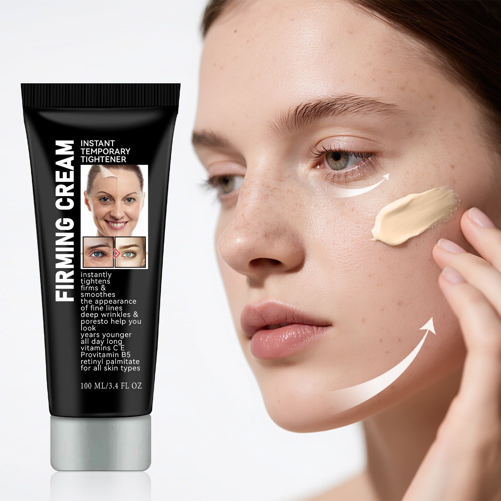 100g Firming Cream Skin Tightening Cream For Face Anti Wrinkle Face Cream Deep Nourishing Wrinkle Repairing Lotion