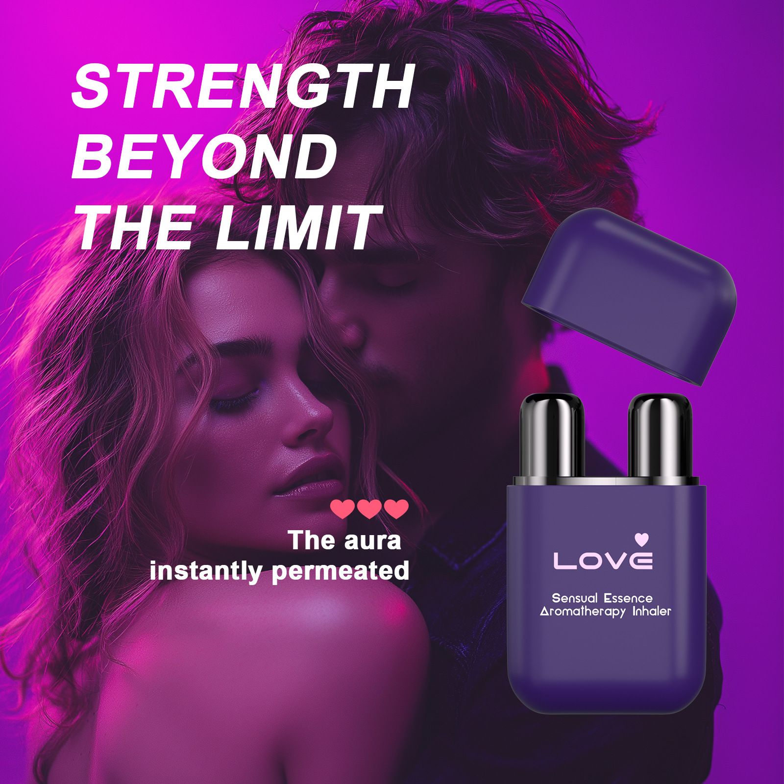 Sensory Essence Exudes A Unique Charm Let Her Feel It Gently Romantic For A More Harmonious Couple Married Life,Energy Enhancement Nasal Inhaler Aromatherapy Inhaler Stick Eliminate Drowsiness