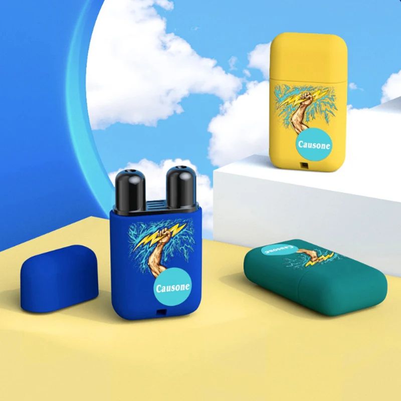 Double Hole Energizing Energy Bar Aromatherapy Nasal Inhaler,Nasal Inhaler with Essential Oil Two Hole Nasal Stick Energy Bar 4 Flavors For Tension Stress Relief Energy Boost K1C1