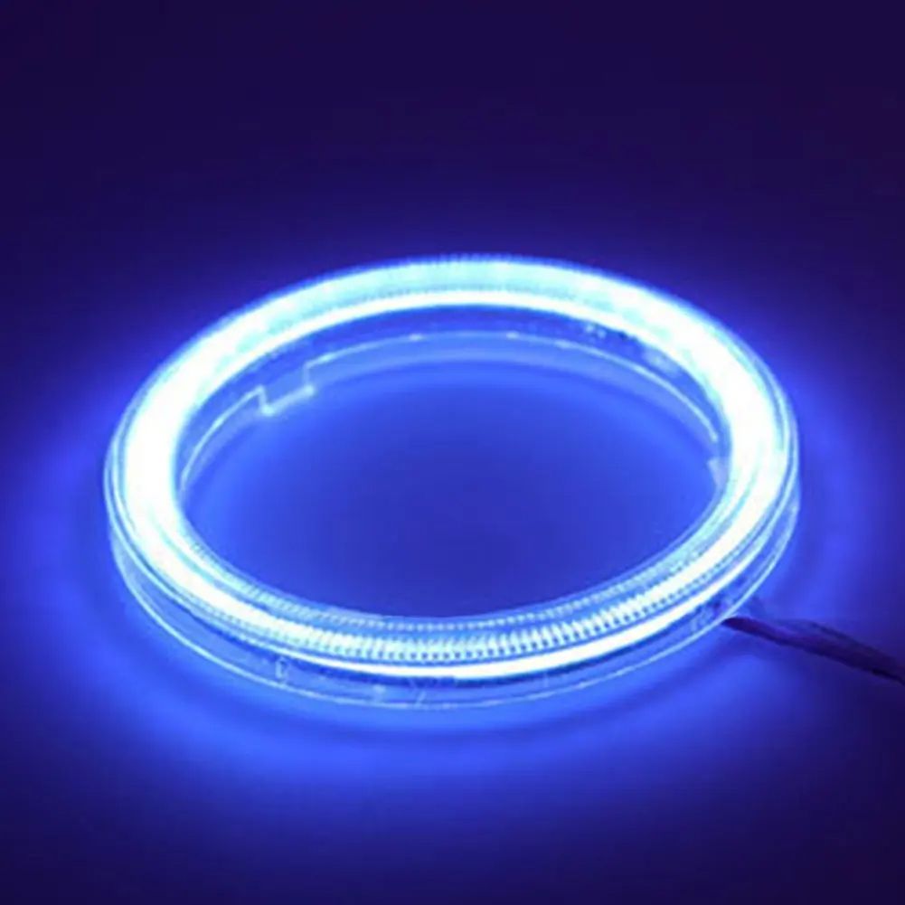 COB LED Headlight Angel Eyes Bulb Halo Ring Lamp Car Daytime Running Light DRL Fog Light DC 12V Styling Light Decorative Lights