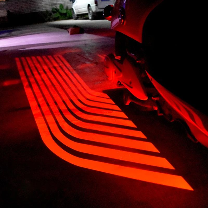 2PCS Car Angel Wings Welcome Light Motorcycle Angel Wings LED Welcome Lights 12-24V Atmosphere Lamp LED Car Door Warning Light