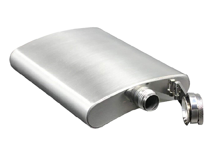 LMETJMA 1 4 5 6 7 8 9 10 oz Stainless Steel Hip Flask with Funnel Pocket Hip Flask Alcohol Whiskey Hip Flask Screw Cap KC0139