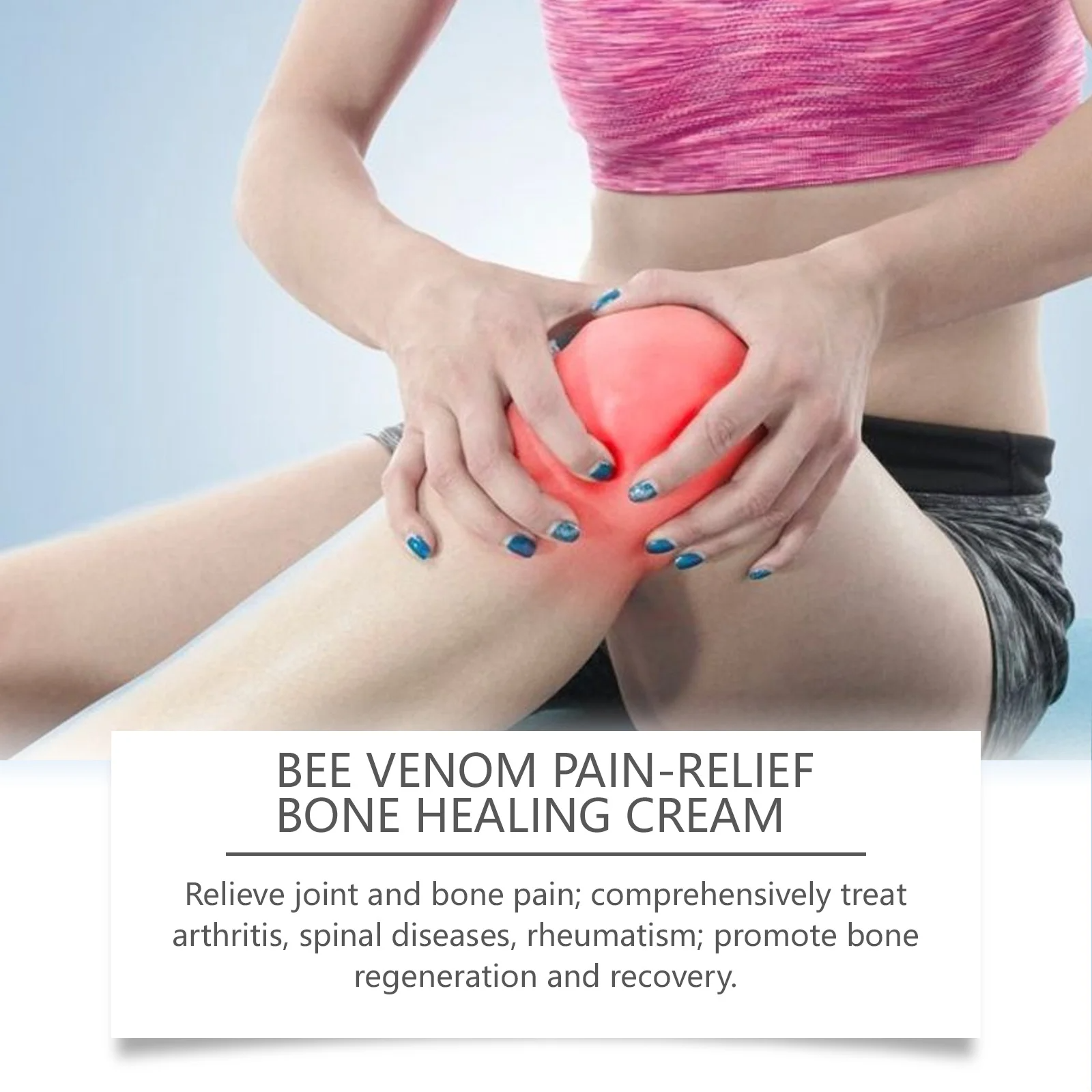 Bee Venom Bone Therapy Cream Joint Analgesic Rheumatoid Treatment Relieve Lumbar Knee Muscle Soreness Knee Pain Relief Ointment