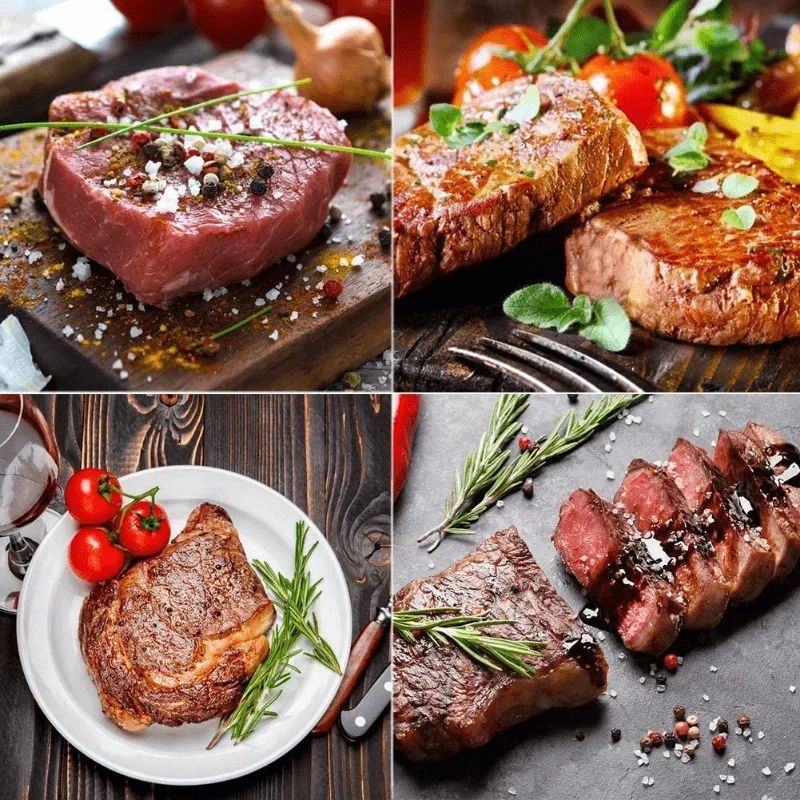 Aluminum Meat Hammer Loose Meat Tender Meat Hammer kitchen Baking Tool,Meat tenderizing hammer, stainless steel steak metal hammer, kitchen utensil, heavy-duty and durable double-sided design