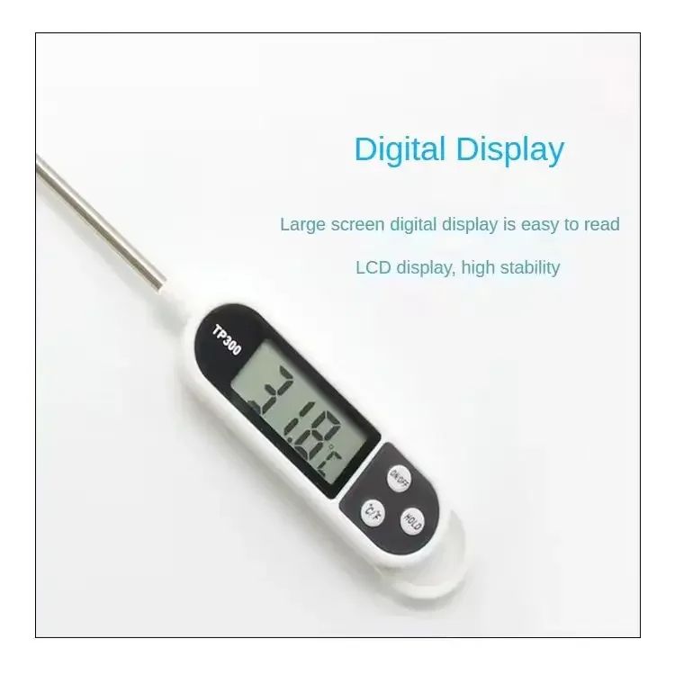 2 type Stainless Steel Probe Type Household Food Thermometer Pen Type Milk Temperature Cooking Food Thermometer,Food Thermometer Kitchen Thermometer Digital Food Thermometer Kitchen Thermometer