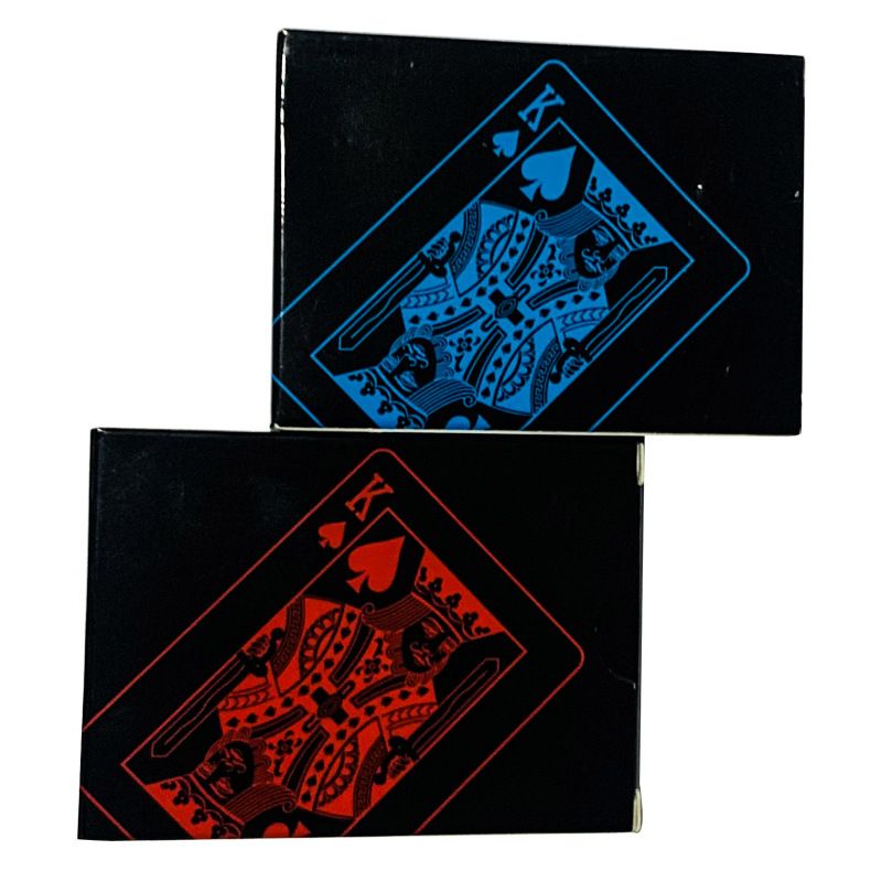 Poker Plastic Playing Cards Set Black Color Poker Card Sets Classic Magic