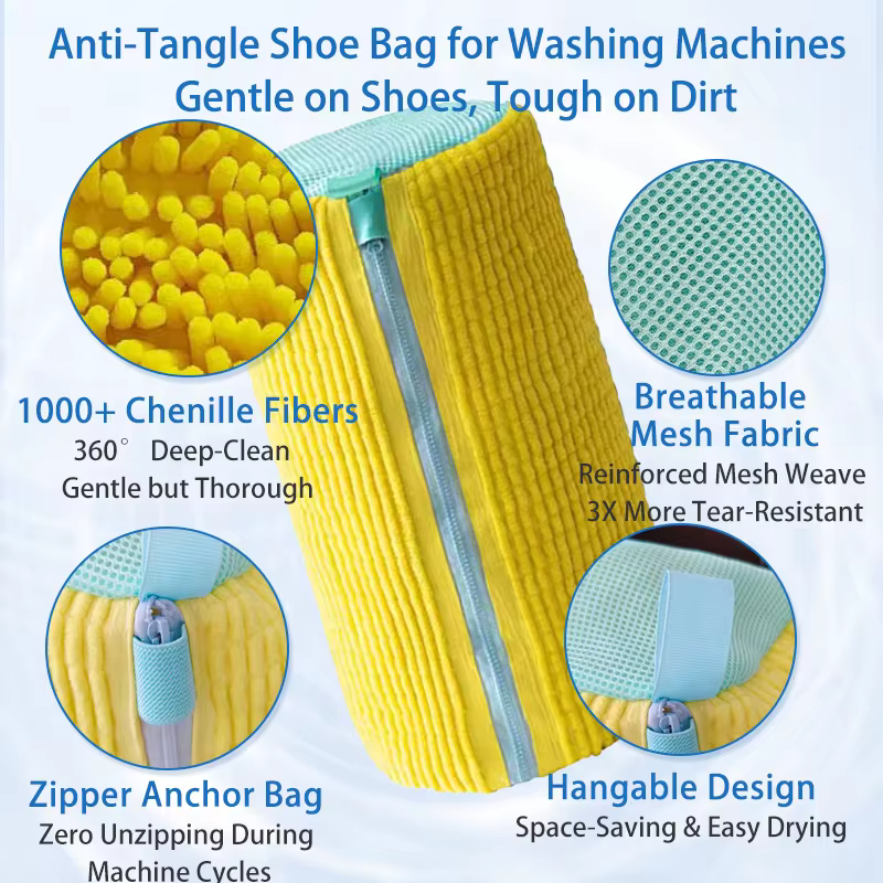 Washing Machine Shoes Bag ,Shoe Washing Machine Bag,Shoe bag for lazy people a household washing machine special protective bag that prevents deformation and does not damage shoes