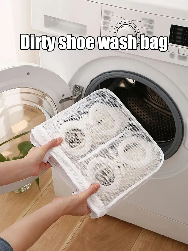 Washing Machine Shoes Bag Travel Shoe Storage bags,1PC Laundry Bag Protection Bag Lazy Person Shoe Bag Bra Underwear Bag Protection Bag Shoe Built-In Divider