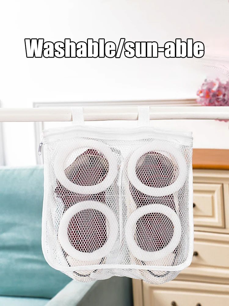 Washing Machine Shoes Bag Travel Shoe Storage bags,1PC Laundry Bag Protection Bag Lazy Person Shoe Bag Bra Underwear Bag Protection Bag Shoe Built-In Divider