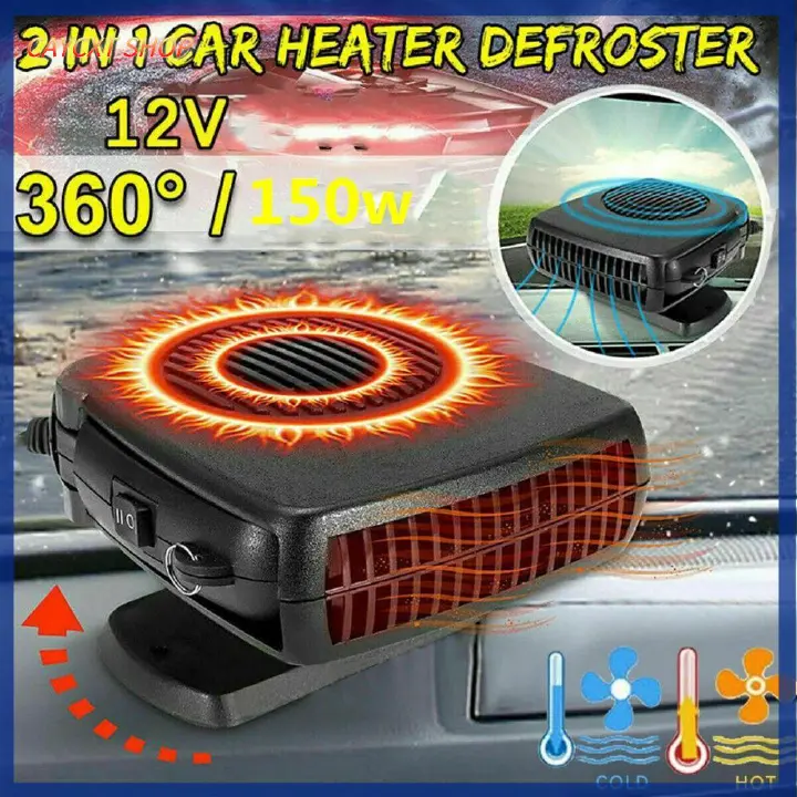 NEWEST Car Heater 12V/24V 150W 200W Portable Car Heater Fan 2 IN 1 Cooling Heating Auto Windshield Defroster Car Anti-Fog Heater