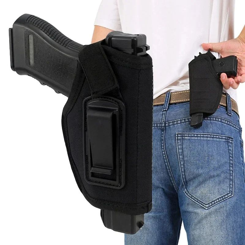 Tactical Holster With Clip Bag IWB Left Right Universal Gun Bag Hidden Carrying Holster Outdoor Training Pistol Holster For Male