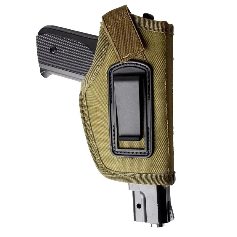 Tactical Holster With Clip Bag IWB Left Right Universal Gun Bag Hidden Carrying Holster Outdoor Training Pistol Holster For Male