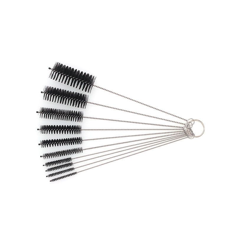 10Pcs/Set Straw Cleaning Brushes Multifunction Flexible Handle Test Tube Bottle Straw Washing Cleaner Bristle Brush