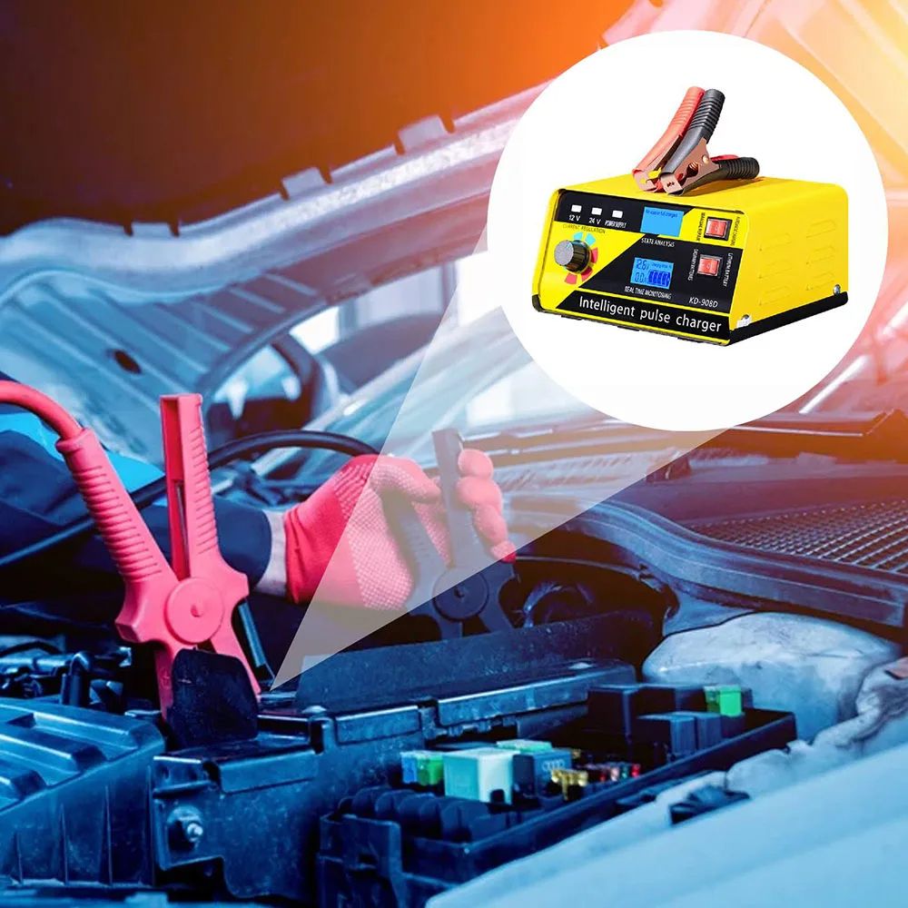 Adjustable manual car battery chargers 12V 20A 24V 20A universal pulse Repair Trickle lead acid battery charger for heavy duty