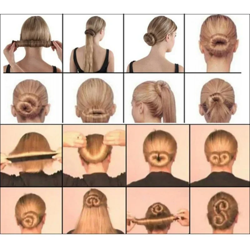 Portable Hair Braider Curler Hair Band Synthetic Wig Donuts Bun Headband Women's Hair Accessories Wig Clip Styling Tool Headwear