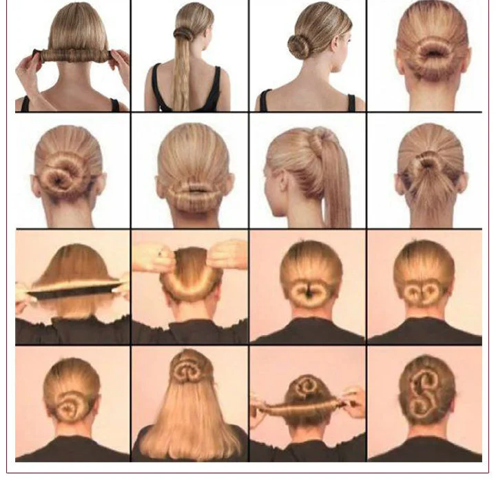 Portable Hair Braider Curler Hair Band Synthetic Wig Donuts Bun Headband Women's Hair Accessories Wig Clip Styling Tool Headwear